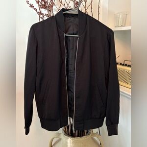 Women’s Black Bomber Jacket Uniqlo